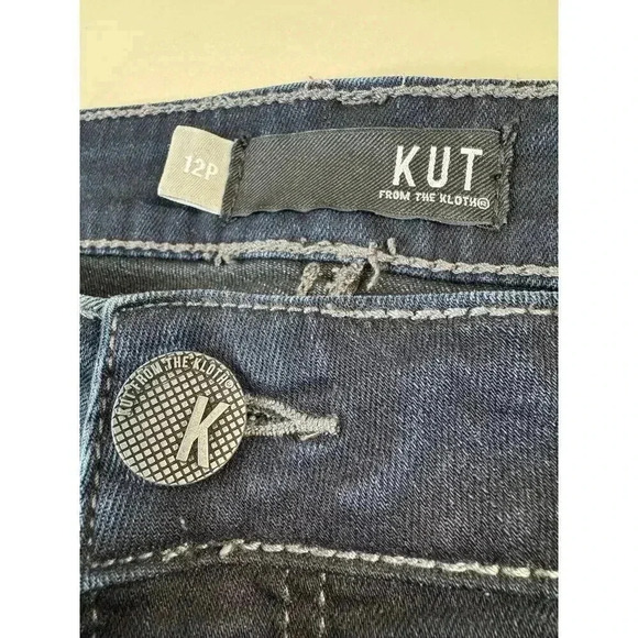 Kut From The Kloth Diana High-Rise Fab Ab Relaxed Skinny Jeans 12 P Initiative - Picture 4 of 15